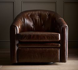 Thompson Leather Swivel Chair