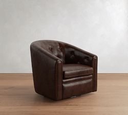 Thompson Leather Swivel Chair