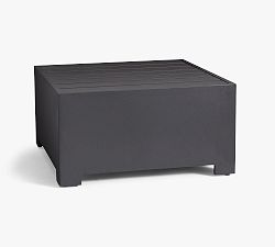 Open Box: Malibu Metal Platform Modular Outdoor Coffee Table (33") - Black