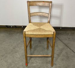 Open Box: Radcliffe Woven Counter Stool (24") - Weathered Chestnut