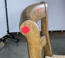 Open Box: Radcliffe Woven Counter Stool (24") - Weathered Chestnut