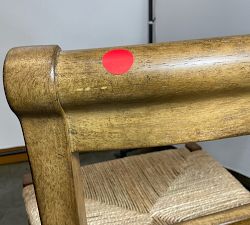 Open Box: Radcliffe Woven Counter Stool (24") - Weathered Chestnut