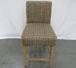 Open Box: Seagrass Counter Stool (27"H) - Gray Wash