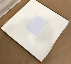 Open Box: Stowe Modern Metal Frame, 25" x 25" (8" x 10" Opening) - Brass