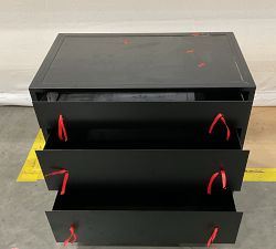 Open Box: Harmon Metal Nightstand (28") - Black