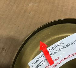 Open Box: Belvedere Metal Round Indoor/Outdoor Lantern Pendant (13"Diam) - Vintage Brass