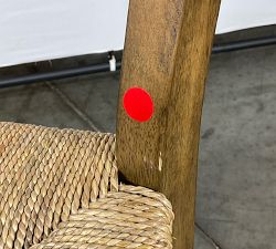Open Box: Radcliffe Woven Counter Stool (24") - Weathered Chestnut