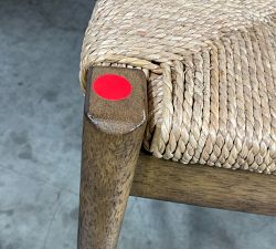 Open Box: Radcliffe Woven Counter Stool (24") - Weathered Chestnut