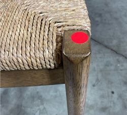 Open Box: Radcliffe Woven Counter Stool (24") - Weathered Chestnut