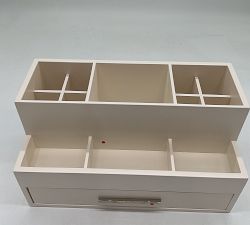 Open Box: Stella Beauty Organizer (14"W x 7.5"H) - Dutch White