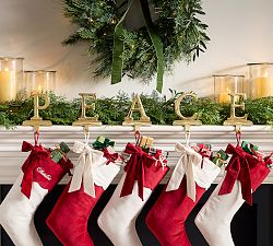 Peace Letter Stocking Holder Set 