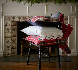 Classic Patchwork Plaid Quilted Sham