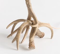 Faux Antler Table Lamp (21")