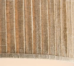 Basic Linen Pleated Flush Mount (18")