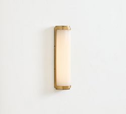 Cohen Milk Glass LED Tube Sconce (14"-24")
