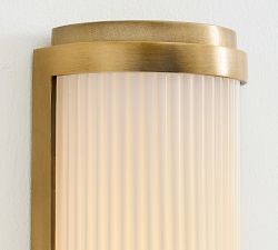 Cohen Milk Glass LED Tube Sconce (14"-24")