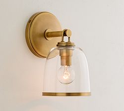 Spencer Glass Cloche Sconce (9")