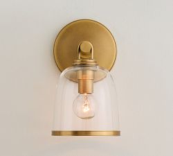 Spencer Glass Cloche Sconce (9")
