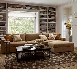 Westwood Square Arm Deep Seat Modular Chaise Sectional (142")