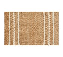 Three Striped Jute Doormat