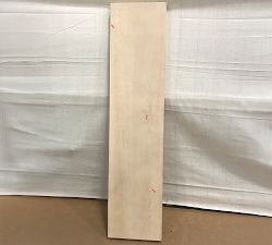 Open Box: Brighton Floating Wood Shelf (60"W x 14"D) - White Ash