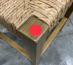 Open Box: Malibu Woven Counter Stool (24"H) - Honey