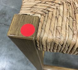 Open Box: Malibu Woven Counter Stool (24"H) - Honey