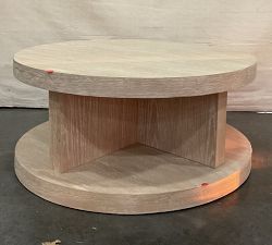 Open Box: Newport Round Coffee Table (36") - Mist