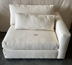 Open Box: Westwood Square Arm Deep Seat Right Armchair - Performance Chunky Basketweave Oatmeal