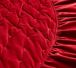 Velvet Ruffle Tree Skirt