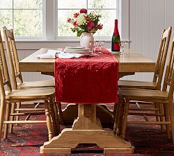Winslow Quilted Velvet Table Runner