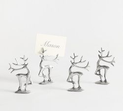 Prancing Stag Place Card Holders - Set of 4