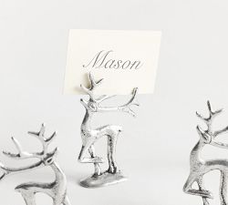 Prancing Stag Place Card Holders - Set of 4