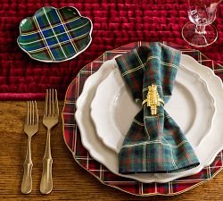 Rawlins Plaid Cotton Napkins - Set of 4