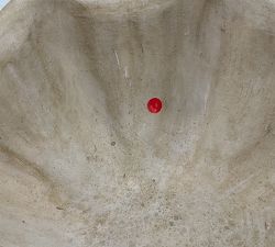 Open Box: Artisan Sea Urchin Bowl, Large (11.75"Diam x 5.75"H) - Natural