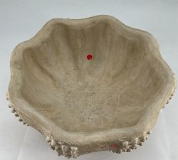 Open Box: Artisan Sea Urchin Bowl, Large (11.75"Diam x 5.75"H) - Natural