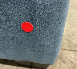Open Box: Buchanan Roll Arm Upholstered Ottoman-And-A-Half (33") - Performance Everydaylinen Oatmeal