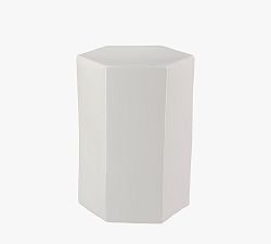 Open Box: Croft Ceramic Side Table, Small (16") - White