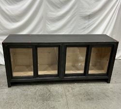 Open Box: Folsom Glass Media Console (73") - Charcoal