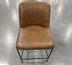 Open Box: Layton Leather Counter Stool (25") - Statesville Toffee, Bronze