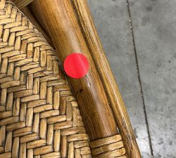 Open Box: Rossini Rattan Dining Chair - Antique