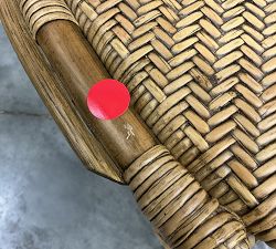 Open Box: Rossini Rattan Dining Chair - Antique