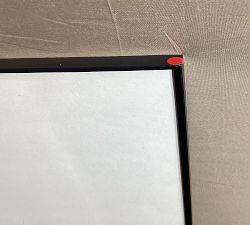 Open Box: Stowe Modern Metal Frame (25"Sq, 8"x10" Opening) - Cream Mat, Black Frame