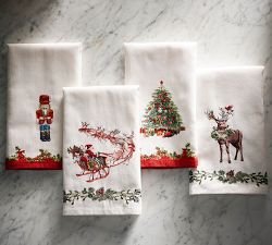 Evergreen Stag Hand Towels - Set of 2