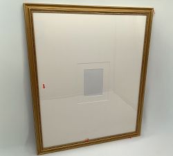 Open Box: Blaire Beveled Frame (24"Sq, 8"x10" Opening) - Gold