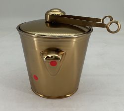 Open Box: Harrison Ice Bucket with Tongs - Gold