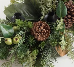 Faux Pinecone &amp; Curly Willow Centerpiece
