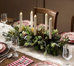 Faux Pinecone &amp; Curly Willow Centerpiece