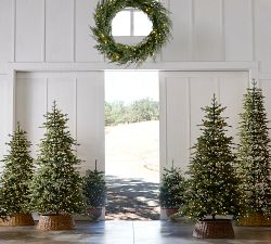Rattan Scallop Tree Collar