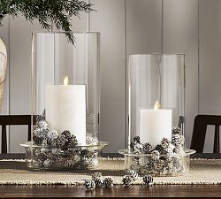 Frosted Mini Pinecone Vase Filler